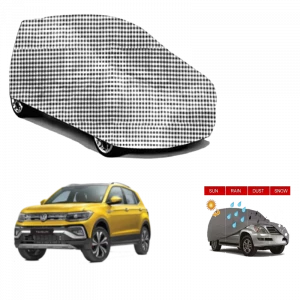 car-body-cover-check-print-volkswagen-taigun